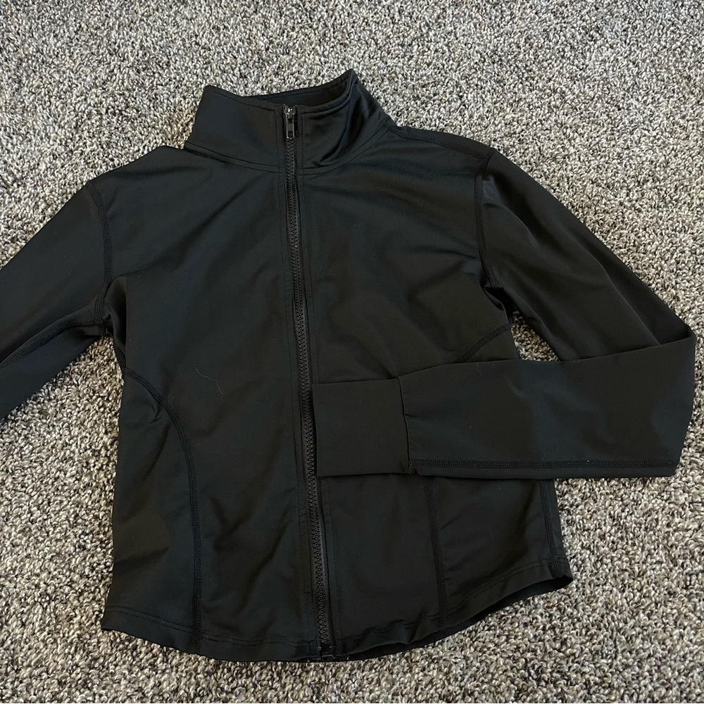 Cropped athletic jacket